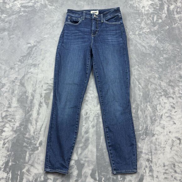 L'Agence Jeans Womens Size 25 Blue Margot High Rise Skinny Leg - Picture 1 of 11